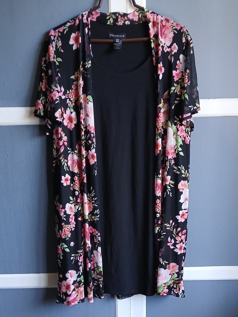 Stella & Julie Dresses | Floral Open-Front Women's Kimono With Dress Attached